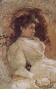 Ilia Efimovich Repin, Arranges in order the guest portrait